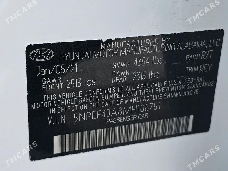 Hyundai Sonata, 2021